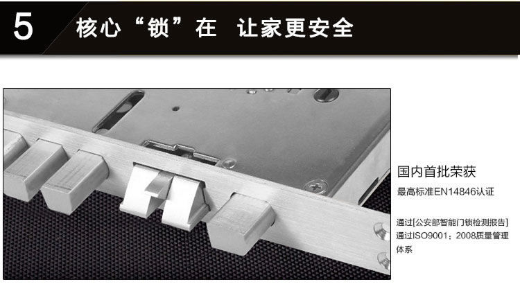 玉蛟龍智能門鎖 智能鎖防窺視輸入、半導體/光學指紋傳感器