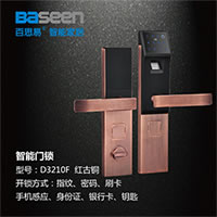 百思易智能鎖 防盜智能鎖/不銹鋼霸王鎖體/八種開(kāi)鎖方式