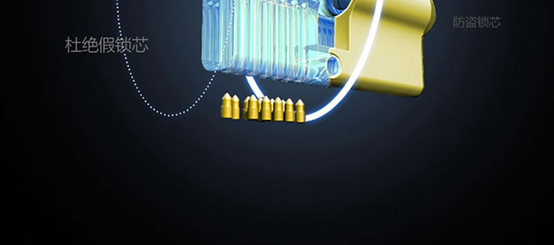豪力士指紋鎖 D3310F家用防盜門智能鎖大門鎖電子鎖手機APP感應鎖密碼鎖