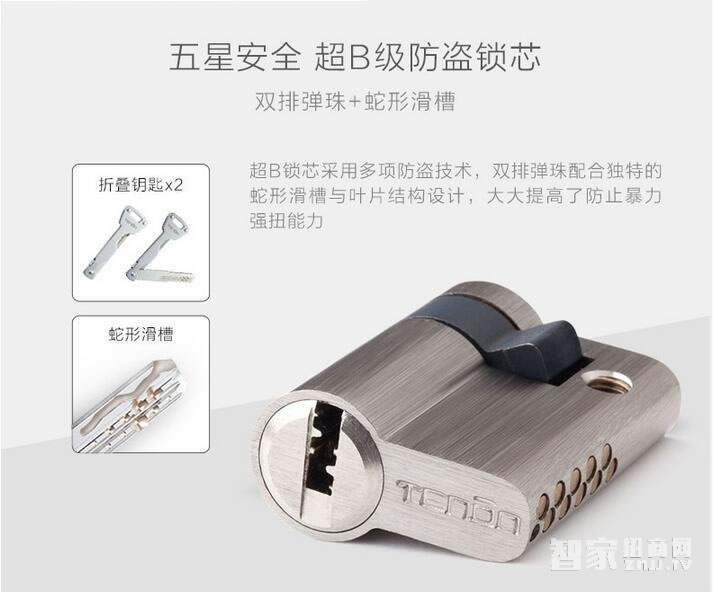 藍(lán)盾智能鎖 LT-7000F指紋鎖密碼鎖刷卡鎖直板黑色