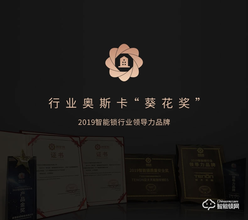 亞太天能智能鎖 T109家用防盜門指紋密碼鎖