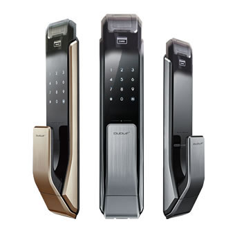 DUDU嘟嘟E家智能鎖 推拉式指紋密碼鎖防盜門智能鎖