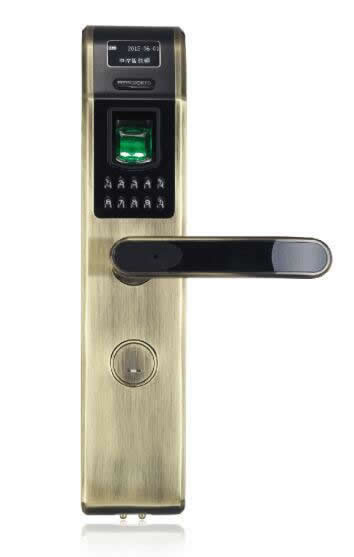 e控指紋鎖 電子密碼鎖直板防盜刷卡鎖