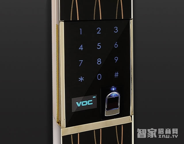 voc瑞典進口V7701指紋密碼鎖 多重開鎖方式