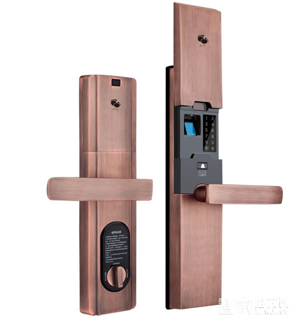 小丫智能鎖 家用指紋密碼鎖 滑蓋智能門鎖