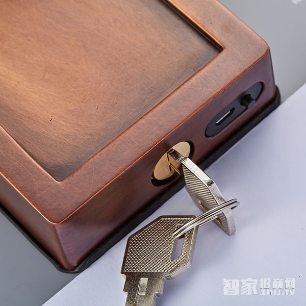 艾棲指紋鎖 家用純銅系列 電子智能門鎖