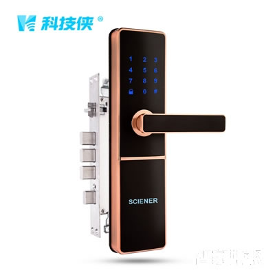 科技俠智能鎖 家用防盜門藍(lán)牙感應(yīng)鎖