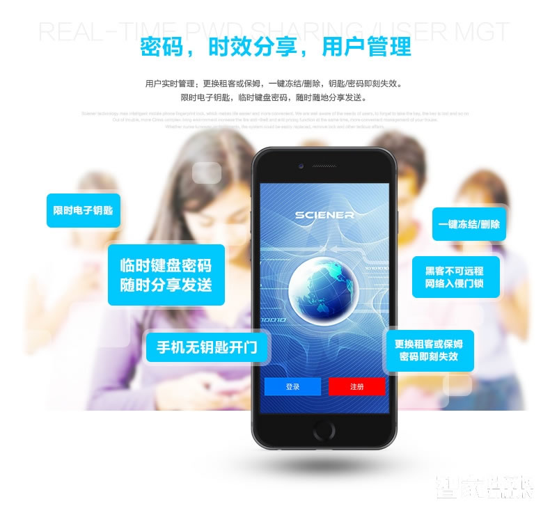 科技俠智能鎖 家用防盜門藍(lán)牙感應(yīng)鎖