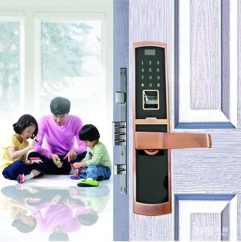 眾和物聯(lián)智能指紋鎖 防盜門木門智能鎖 電子密碼鎖