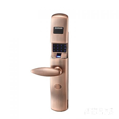 藍(lán)盔指紋密碼鎖 滑蓋不銹鋼智能鎖