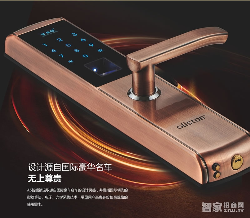 歐萊斯頓防盜智能鎖 智能指紋鎖密碼鎖刷卡鎖