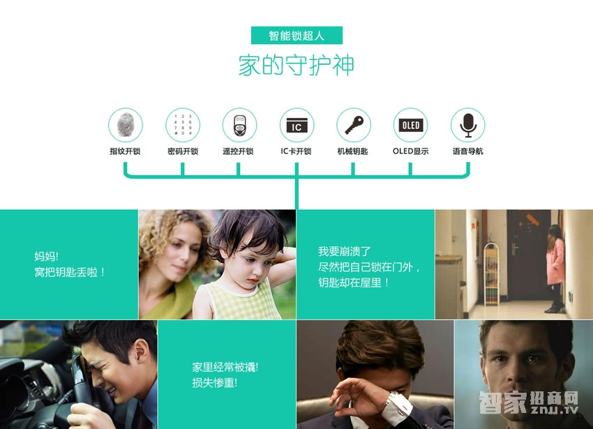 歐萊斯頓指紋鎖 密碼智能防盜門鎖