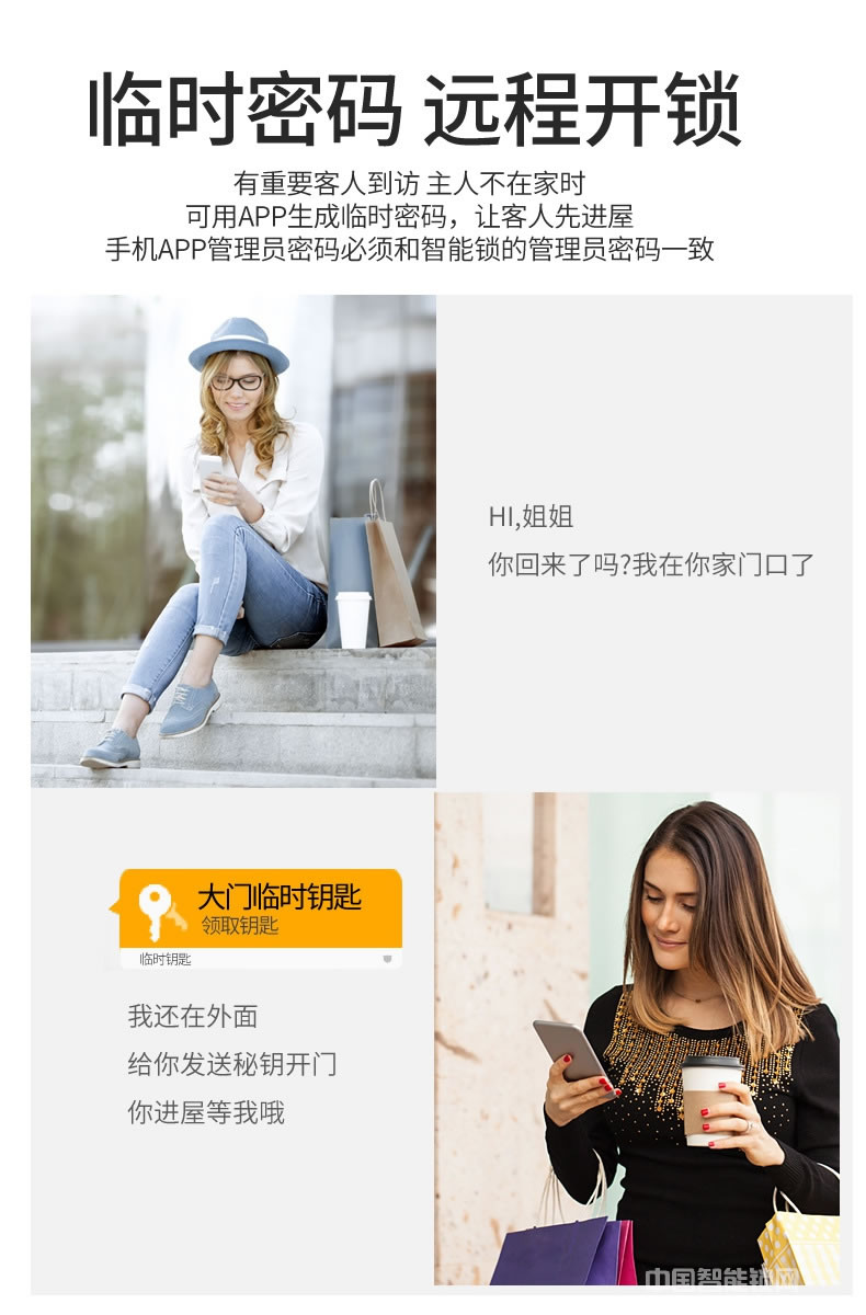 榮心智能鎖 防貓眼開啟指紋密碼鎖 全自動智能鎖