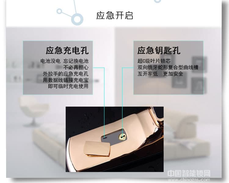 普賽羅家用防盜門鎖 智能電子鎖