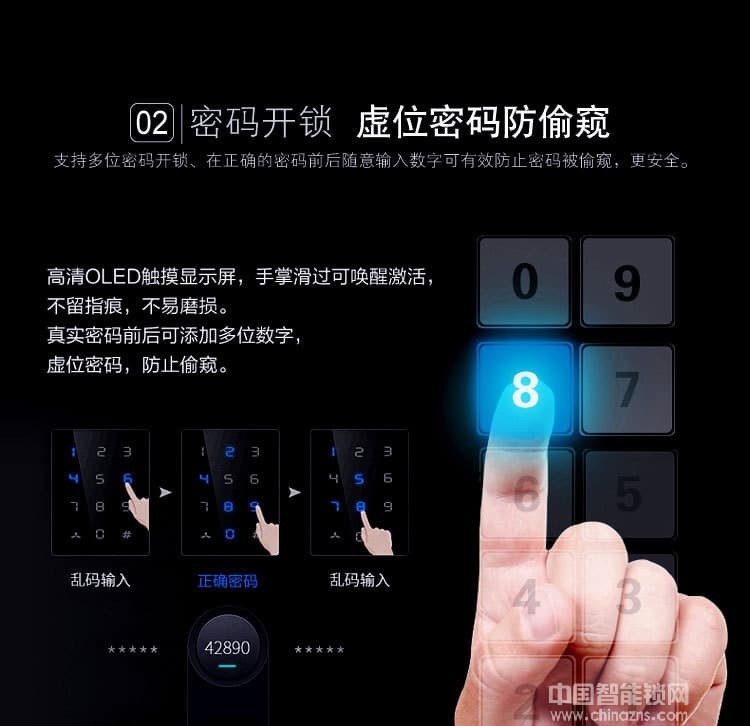 鑫鼎興智能鎖 家用防盜門密碼鎖 全自動(dòng)電子門鎖