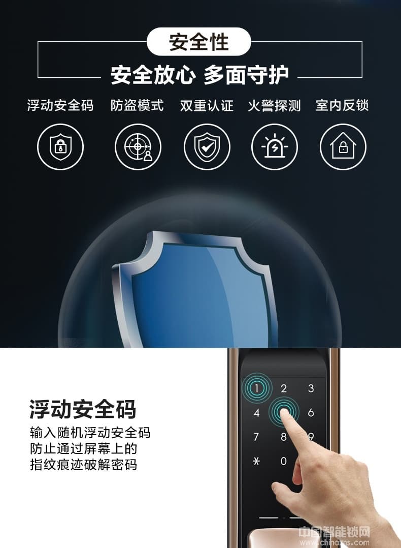 英碩指紋鎖 三星指紋密碼鎖 手機開門智能鎖