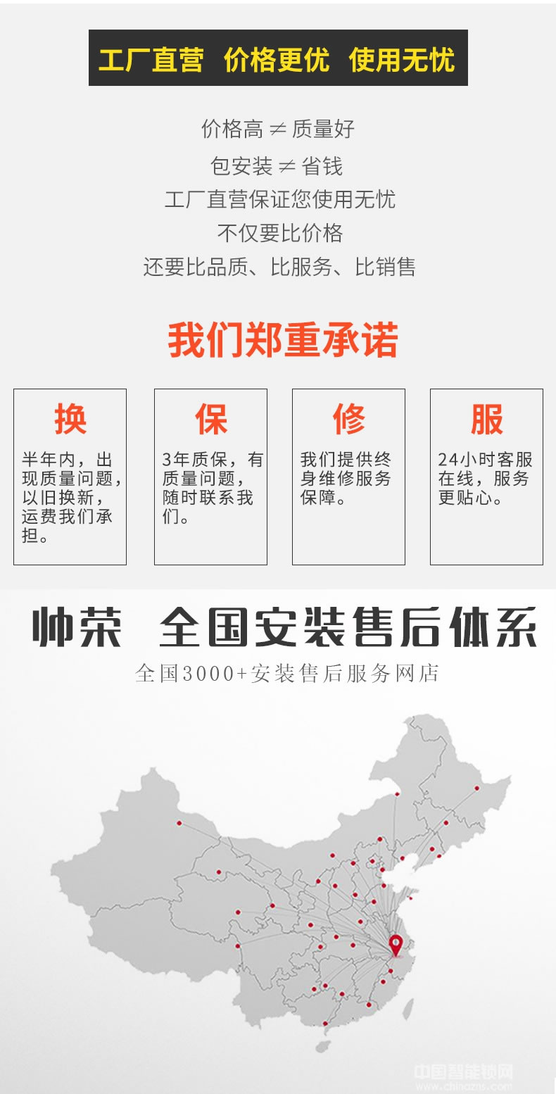 帥榮智能鎖 不銹鋼電子遙控鎖 家居防盜智能鎖