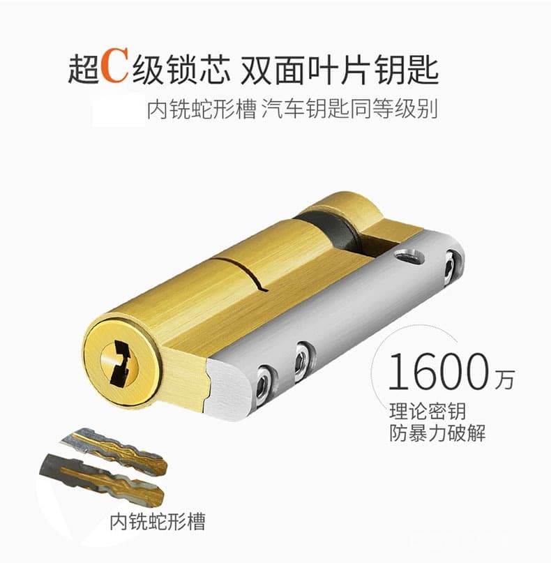 黑將軍指紋鎖 防貓眼設(shè)計(jì)家庭大門鎖 APP滑蓋半導(dǎo)體指紋鎖