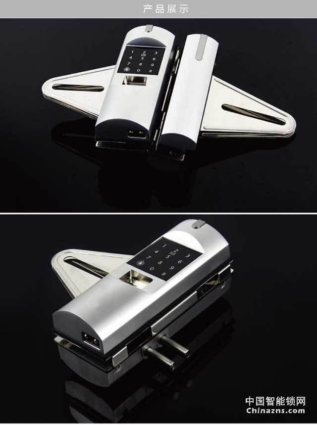 百思易智能玻璃門鎖D2120F 智能聯(lián)動/雙重認證