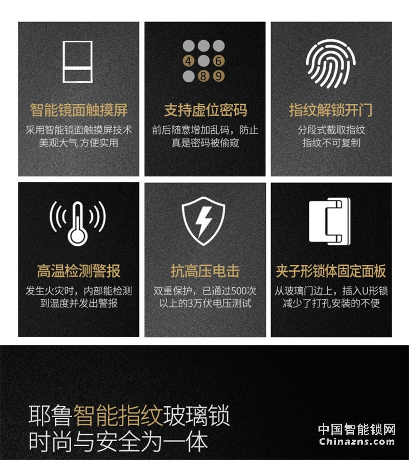 耶魯YALE免開孔單雙開門推拉門鎖 YDG413 