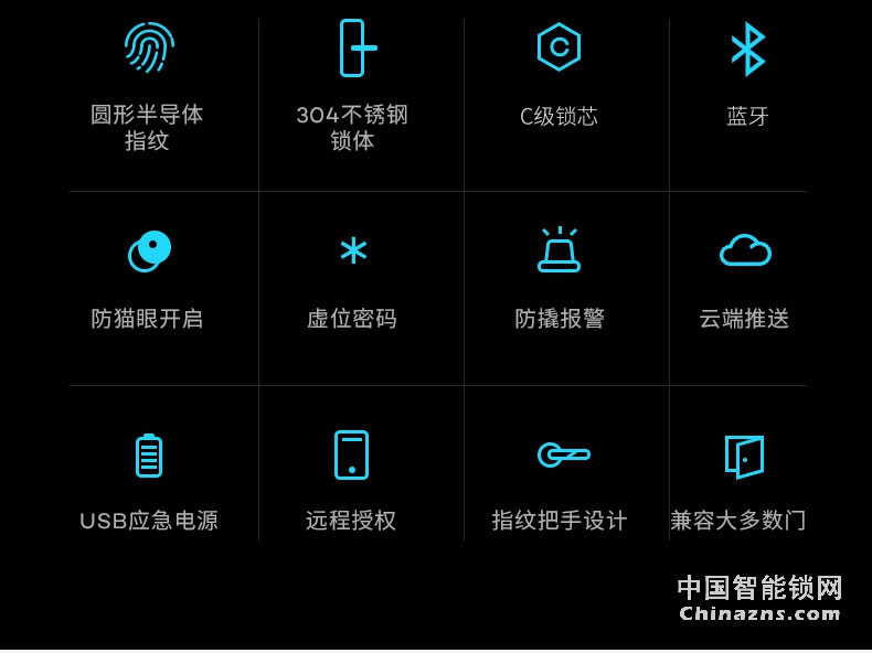 曼申智能門鎖 公寓智能指紋鎖 防貓眼開啟