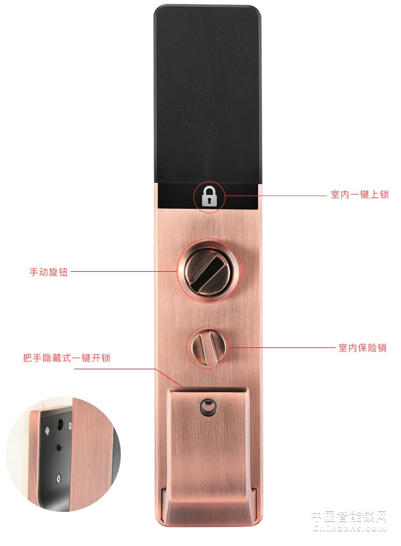 因碩人臉識(shí)別鎖 全自動(dòng)指紋鎖 刷臉智能門(mén)鎖