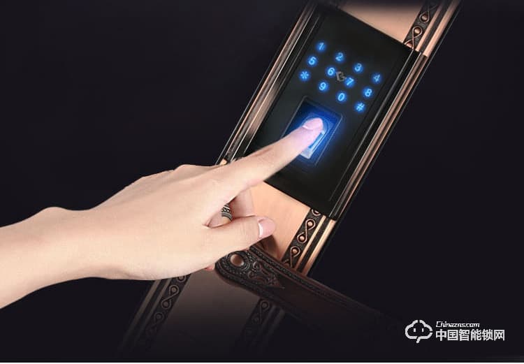 科萊寶別墅大門指紋鎖 智能鎖銅門門鎖 