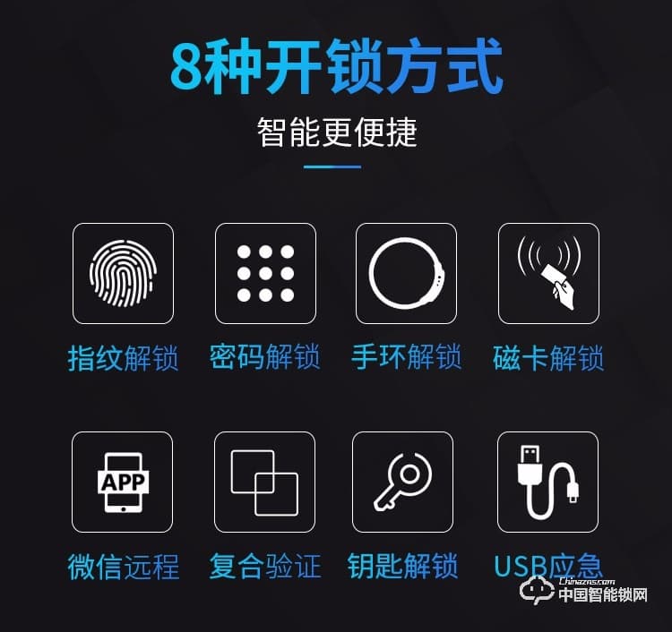 科萊寶指紋鎖 智能鎖家用防盜門鎖 微信遠程鎖