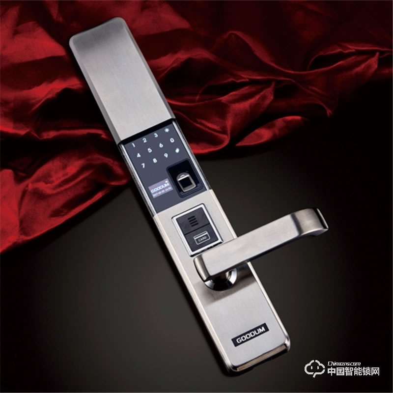 佳悅鑫304不銹鋼指紋密碼鎖 滑蓋智能家居安全防盜鎖