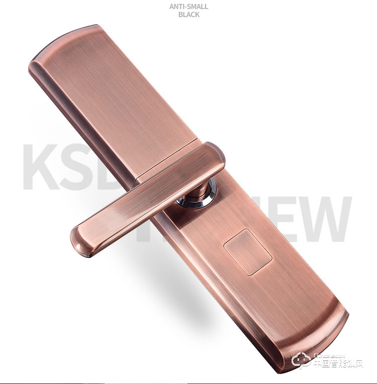 普泰升滑蓋指紋鎖 家用智能門鎖 半導體智能指紋密碼鎖