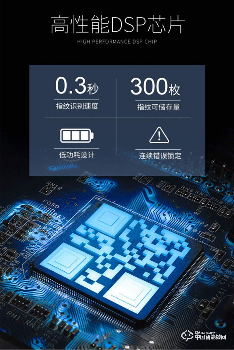 安思恒全自動(dòng)指紋密碼鎖 智能門鎖 防盜家用刷卡ALA23