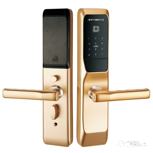 奧弗微科智能鎖 直板指紋鎖 防盜門木門鐵門智能鎖