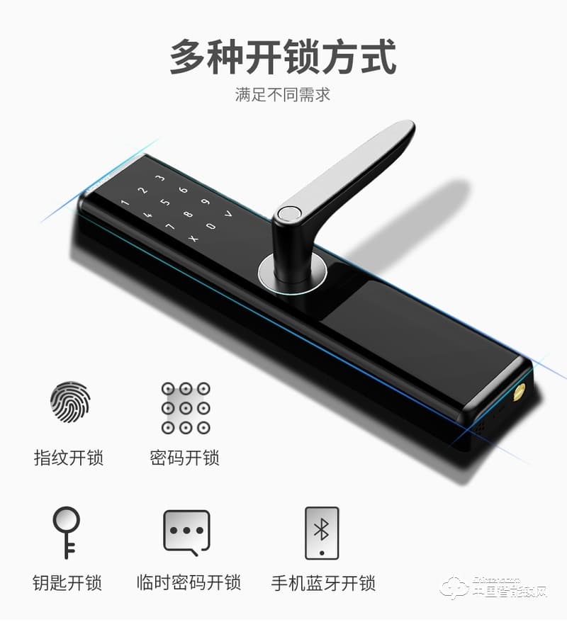 萬維特智能云鎖 家用防盜門鎖智能鎖大門密碼鎖K1