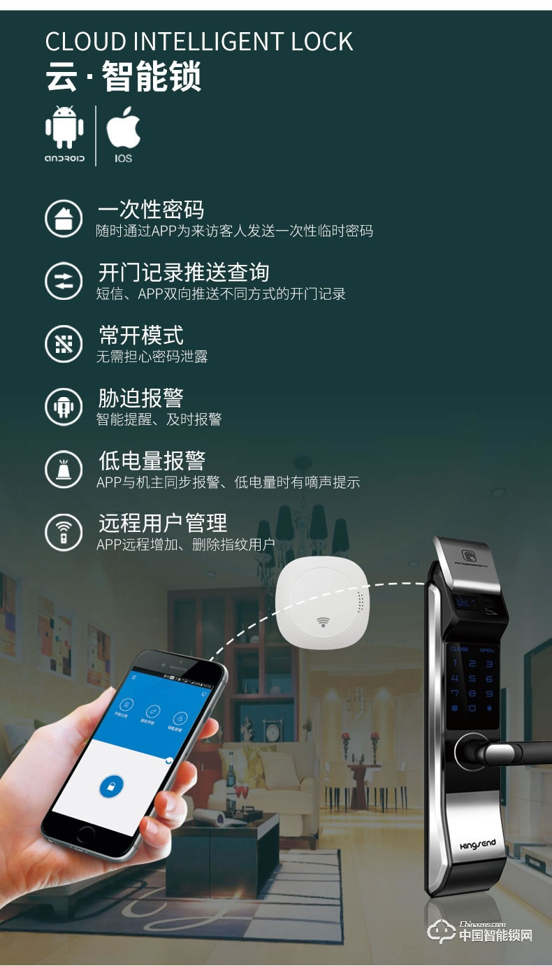 勁圣盾指紋鎖 家用電子鎖防盜鎖感應鎖刷卡鎖