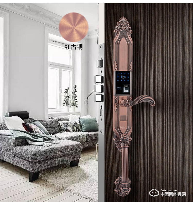 迪克曼智能鎖 智能鎖滑蓋鎖刷卡鎖A6