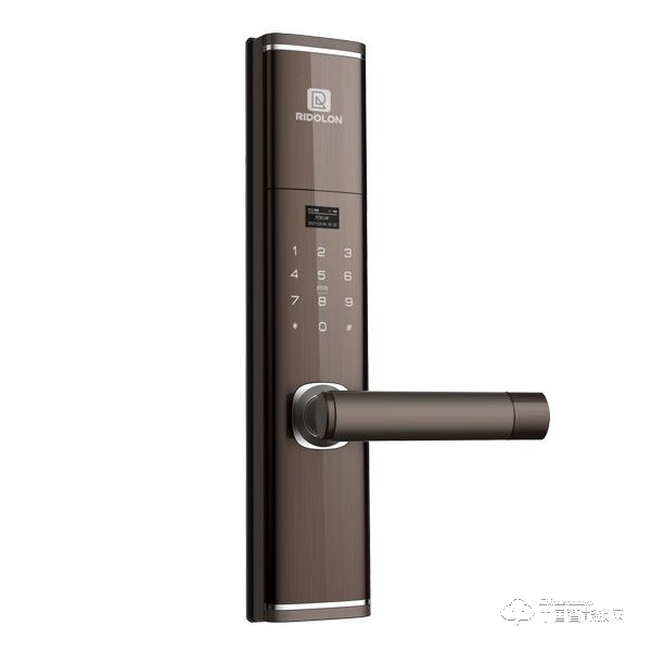 瑞東隆智能鎖 咖啡紅致愛指紋密碼鎖S9