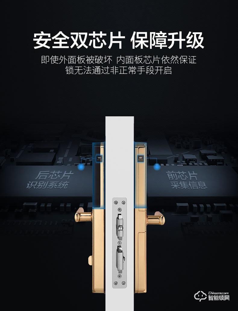 王力指紋鎖 Z206家用智能鎖IC卡鎖