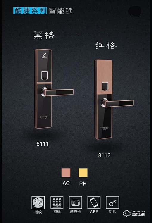 金典智能鎖 EF8113-AC指紋鎖 入戶指紋鎖