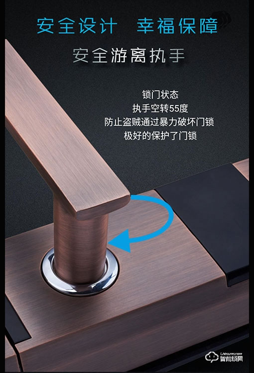 金典智能鎖 EF8113-AC指紋鎖 入戶指紋鎖