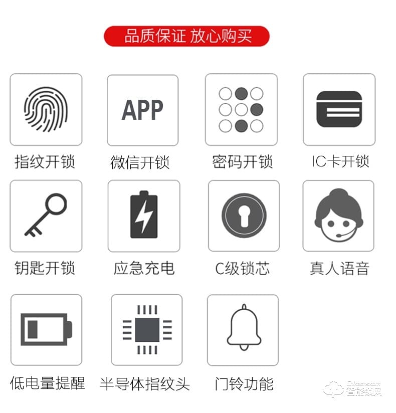 頂吉智能鎖 TOP200Z6密碼鎖家用防盜電子鎖