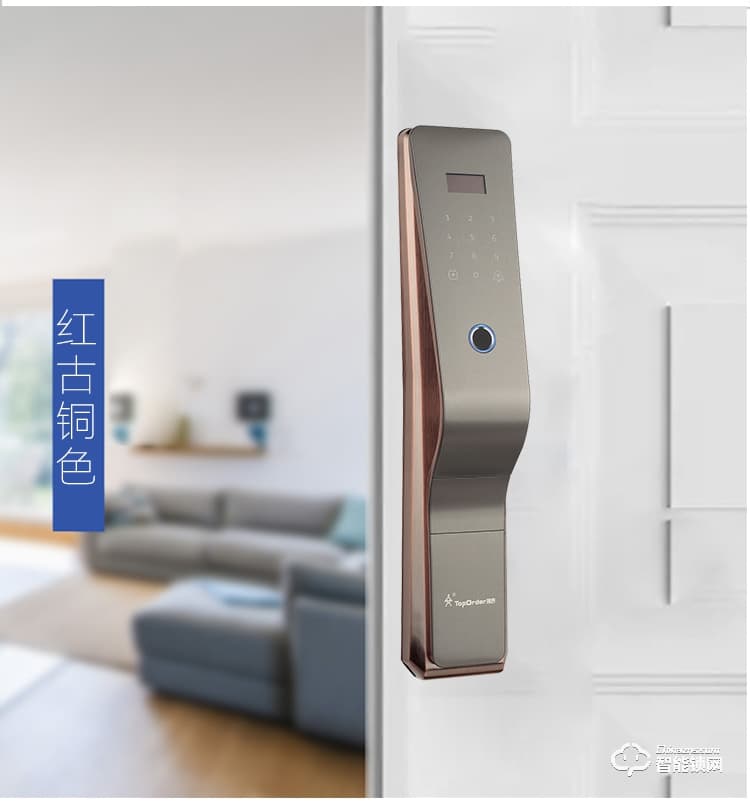 頂吉智能鎖 TOP300Q指紋鎖密碼鎖電子門鎖