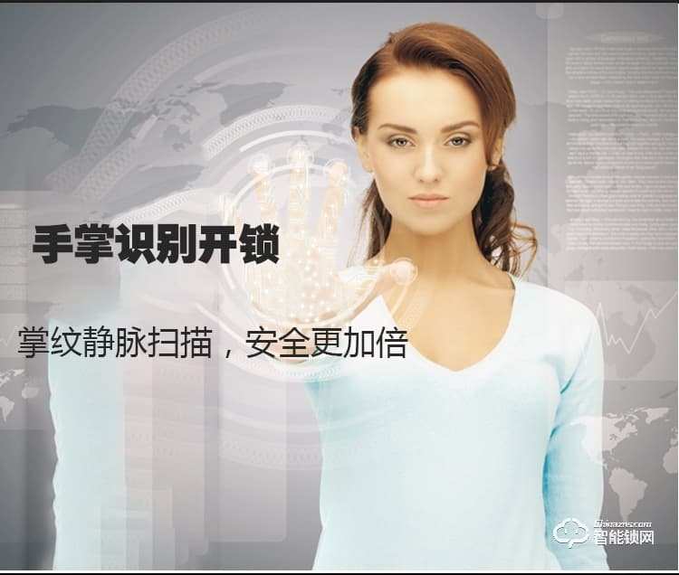 頂吉智能鎖 TOP300R人臉識別門鎖智能鎖指紋密碼鎖