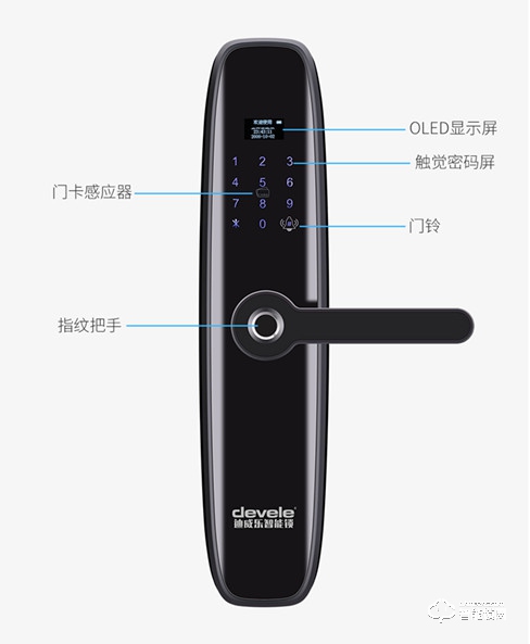 迪威樂智能鎖 D8密碼鎖磁卡解鎖手機(jī)遠(yuǎn)程開鎖