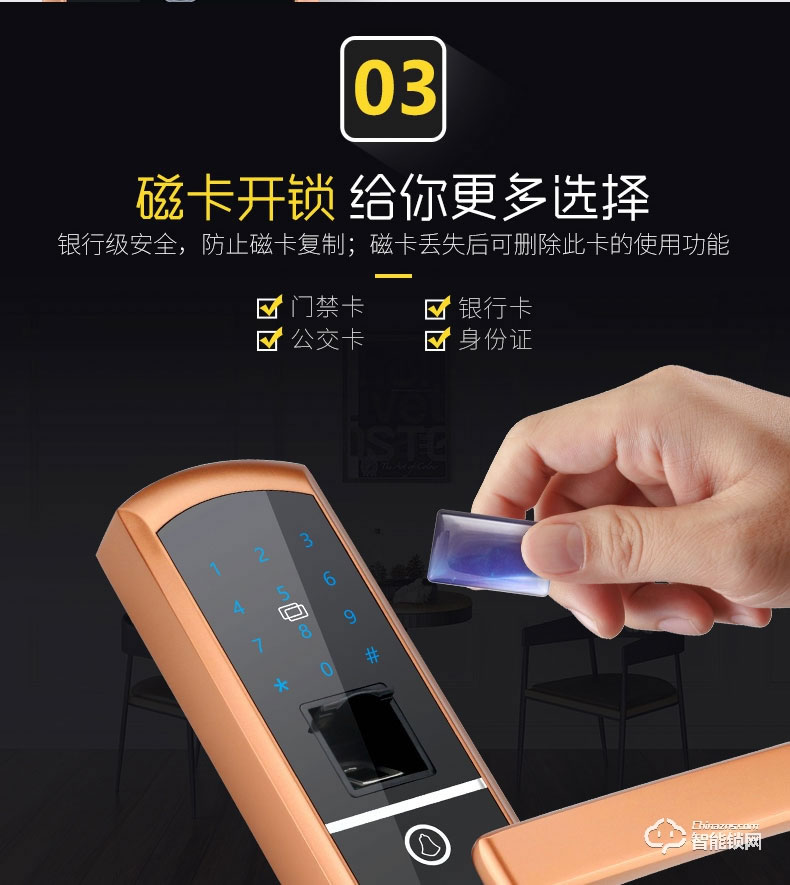 迪威樂(lè)智能鎖 D2家用防盜門(mén)鎖通用型電子鎖