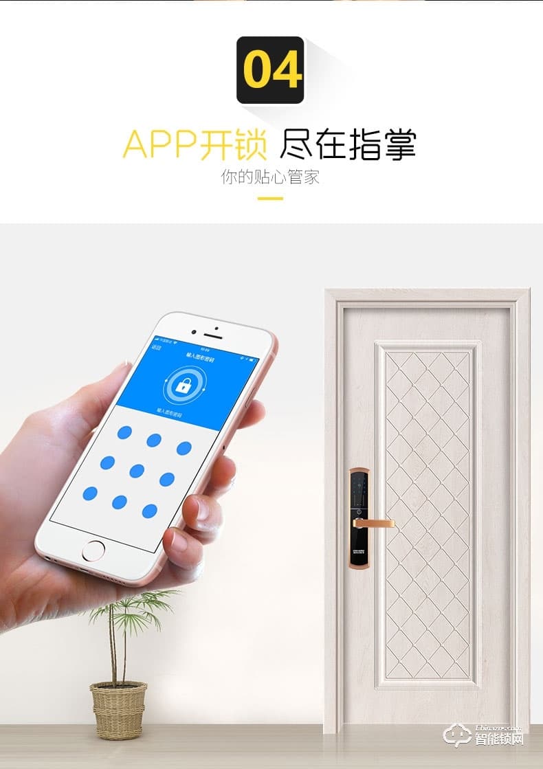 迪威樂(lè)智能鎖 D2家用防盜門(mén)鎖通用型電子鎖