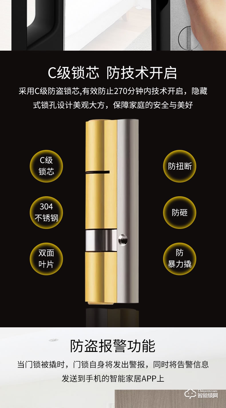 品多智能鎖 m1華為HiLink智能鎖全自動(dòng)密碼鎖門鎖