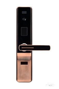 知創美家智能門鎖 802時尚直板半自動指紋鎖