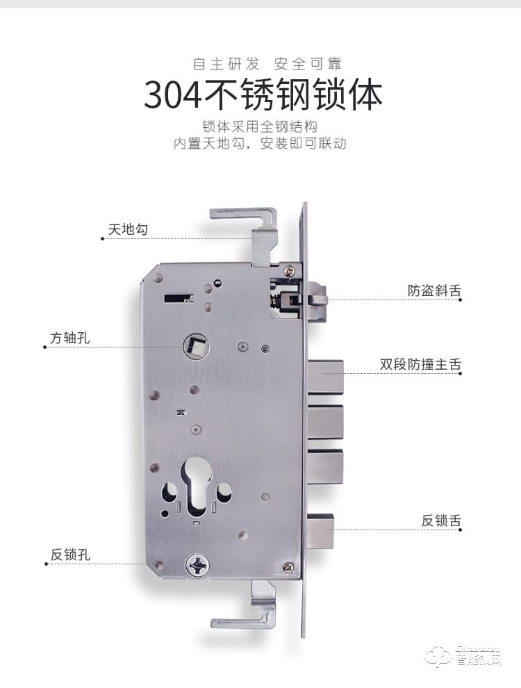 復(fù)旦申花智能鎖 A8全自動(dòng)指紋磁卡密碼鎖