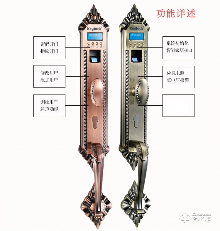 第吉爾智能鎖 #6600-112密碼鎖大門感應鎖