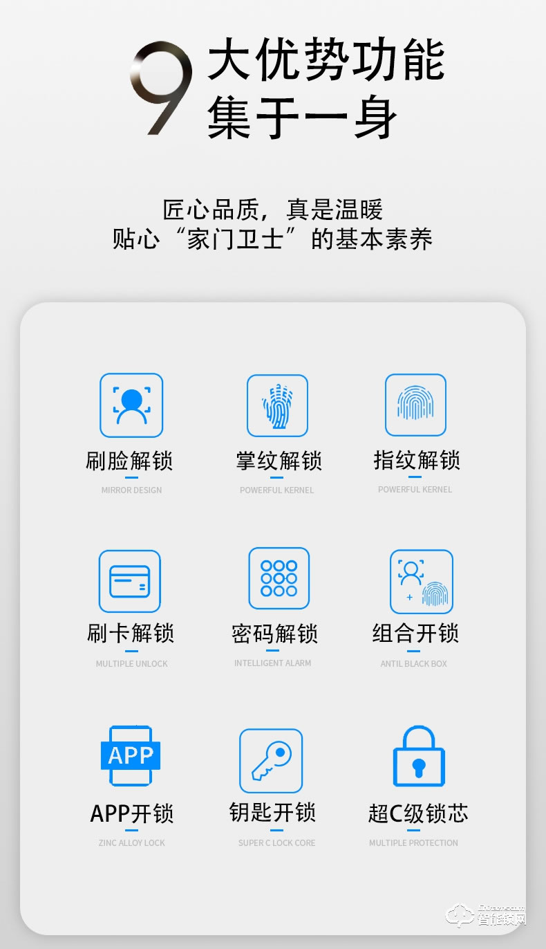 幻侶智能鎖 人臉識別全自動指紋鎖
